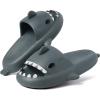 imageGaatpot Womens Mens Shark Slides Cloud Slippers Summer Open Toe Slide Sandals with Cushioned Thick Sole