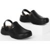 imageWomens Mens Fur Lined Clogs Waterproof Garden Shoes Winter Warm Fleece Lining Fuzzy House Home Slippers Indoor Outdoor MulesBlack