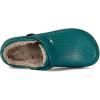 imageWomens Mens Fur Lined Clogs Waterproof Garden Shoes Winter Warm Fleece Lining Fuzzy House Home Slippers Indoor Outdoor MulesGreen