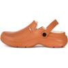 imageWomens Mens Fur Lined Clogs Waterproof Garden Shoes Winter Warm Fleece Lining Fuzzy House Home Slippers Indoor Outdoor MulesOrange