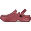 imageWomens Mens Fur Lined Clogs Waterproof Garden Shoes Winter Warm Fleece Lining Fuzzy House Home Slippers Indoor Outdoor MulesRed