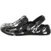 imageMens Womens Lined Garden Clogs Unisex Fur Lining Gardening Slip on Sandals Winter House Home Fuzzy Slippers with Arch SupportBlack