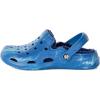 imageMens Womens Lined Garden Clogs Unisex Fur Lining Gardening Slip on Sandals Winter House Home Fuzzy Slippers with Arch SupportBlue