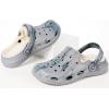 imageMens Womens Lined Garden Clogs Unisex Fur Lining Gardening Slip on Sandals Winter House Home Fuzzy Slippers with Arch SupportGrey
