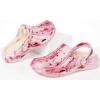 imageMens Womens Lined Garden Clogs Unisex Fur Lining Gardening Slip on Sandals Winter House Home Fuzzy Slippers with Arch SupportPink