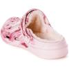 imageMens Womens Lined Garden Clogs Unisex Fur Lining Gardening Slip on Sandals Winter House Home Fuzzy Slippers with Arch SupportPink