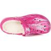 imageMens Womens Lined Garden Clogs Unisex Fur Lining Gardening Slip on Sandals Winter House Home Fuzzy Slippers with Arch SupportRose Red