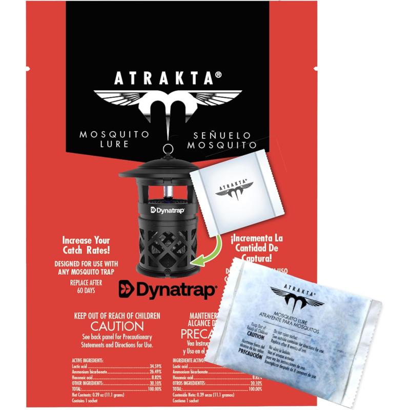 DynaTrap 100611 Atrakta Mosquito Lure Sachet for Any DynaTrap Insect ...