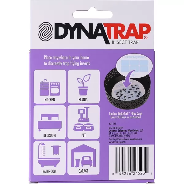 DynaTrap 21523 Replacement StickyTech Glue Boards for DT152 Indoor Insect Trap and Killer – 12 Pack