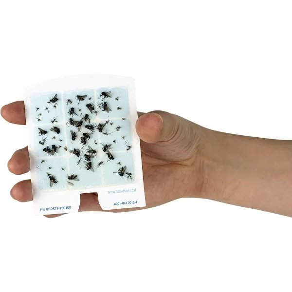 DynaTrap 23005-0612 DOT StickyTech Replacement Indoor Flying Insect Trap Glue Cards - 6 Pack