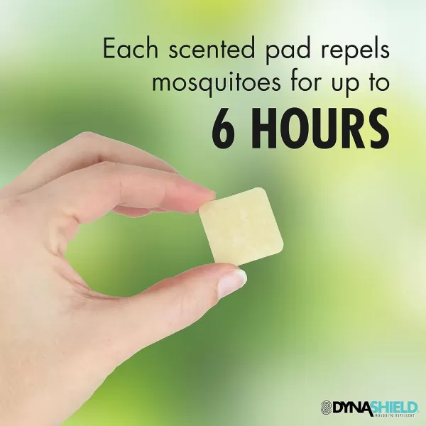 DynaTrap DS1000R8SR DynaShield Repellent 8 Pack, 8 Refill Pads, White)