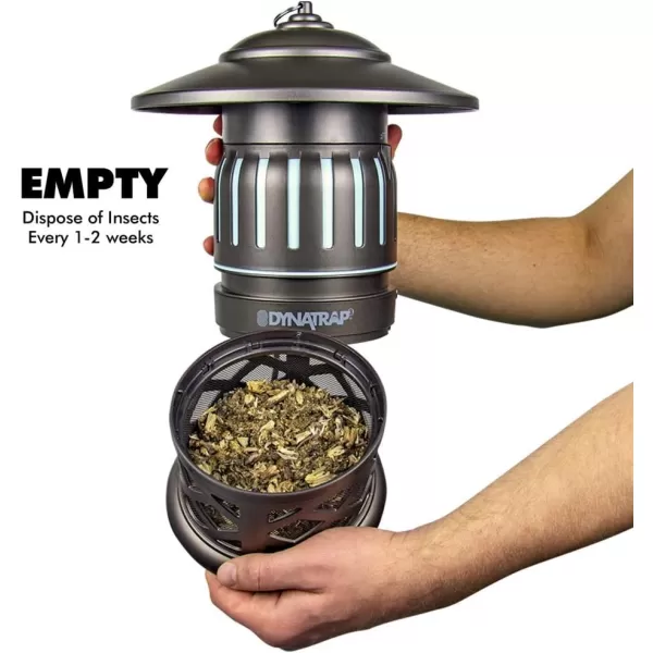 DynaTrap DT1050-AZSR Mosquito, Beetle &amp; Flying Insect Trap – Kills Mosquitoes, Flies, Wasps, Gnats, Beetles Other Insects Protects up to 1/2 Acre