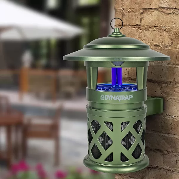 DynaTrap DT1100SR Mosquito &amp; Flying Insect Trap with Wall Mount – Kills Mosquitoes, Flies, Wasps, Gnats, &amp; Other Flying Insects – Protects up to 1/2 Acre