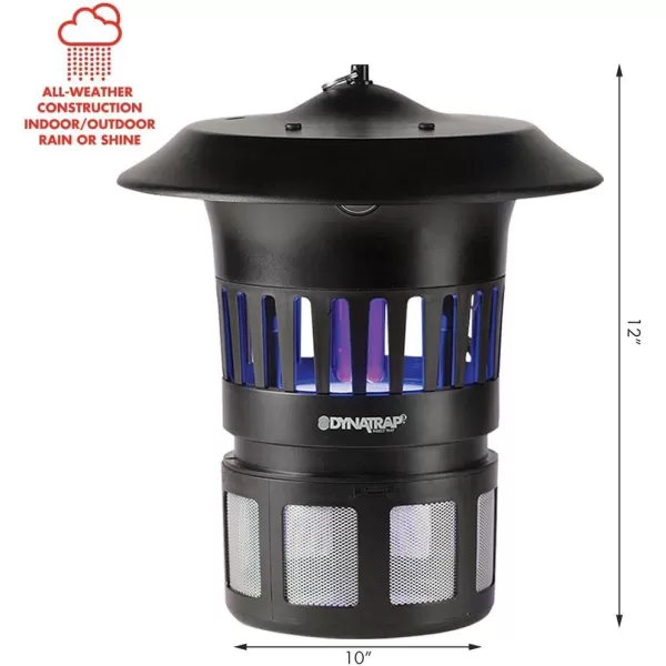 DynaTrap DT1100SR Mosquito &amp; Flying Insect Trap with Wall Mount – Kills Mosquitoes, Flies, Wasps, Gnats, &amp; Other Flying Insects – Protects up to 1/2 Acre