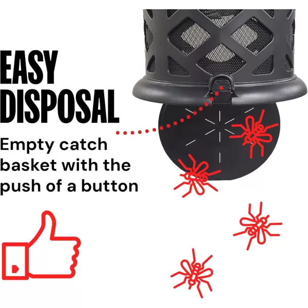 DynaTrap DT1130SR 1/2 Acre Mosquito &amp; Flying Insect Outdoor Trap and Killer – Kills Mosquitoes, Flies, Wasps, Gnats, &amp; Other Flying Insects