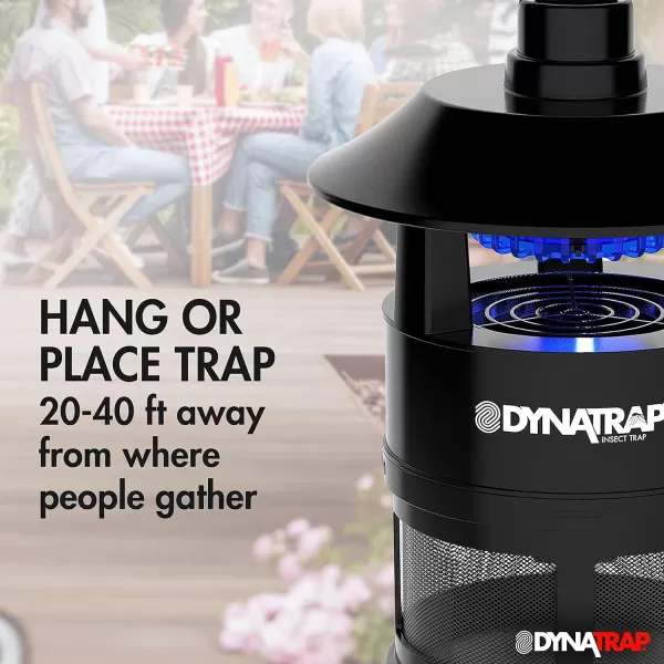 DynaTrap DT160-TUNSR Mosquito &amp; Flying Insect Trap – Kills Mosquitoes, Flies, Gnats, Wasps, &amp; Other Flying Insects – Protects up to 1/4 Acre