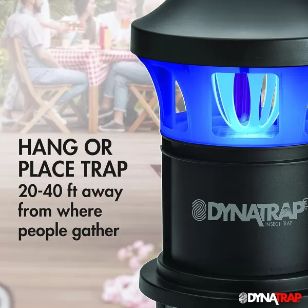 DynaTrap DT1775 Large Mosquito &amp; Flying Insect Trap – Kills Mosquitoes, Flies, Wasps, Gnats, &amp; Other Flying Insects – Protects up to 1 Acre