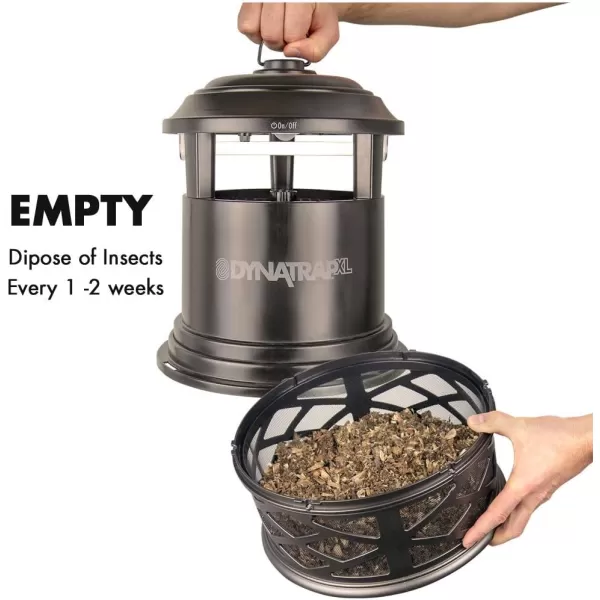 DynaTrap DT2000XLP-TUNSR Large Mosquito &amp; Flying Insect Trap – Kills Mosquitoes, Flies, Wasps, Gnats, &amp; Other Flying Insects – Protects up to 1 Acre