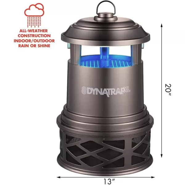 DynaTrap DT2000XLP-TUNSR Large Mosquito &amp; Flying Insect Trap – Kills Mosquitoes, Flies, Wasps, Gnats, &amp; Other Flying Insects – Protects up to 1 Acre