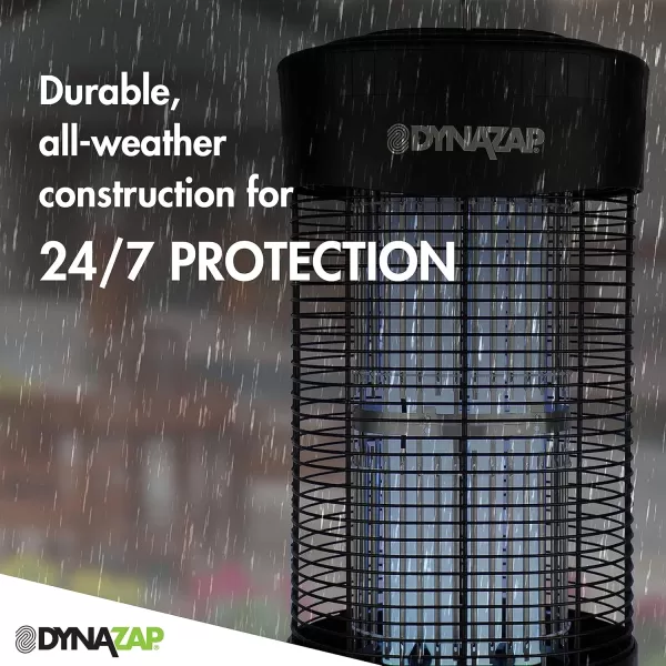 DynaZap DZ30200SR Outdoor Electronic Bug Zapper and Flying Insect Killer - All Weather Electric Mosquito Zapper Protects up to 1 Acre