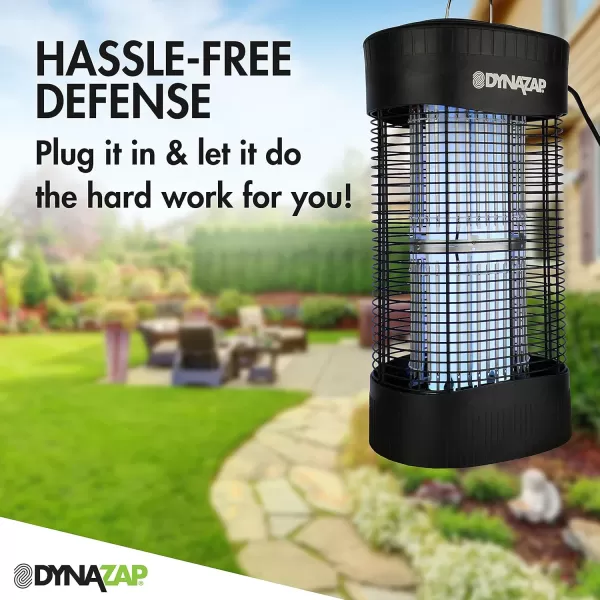 DynaZap DZ30200SR Outdoor Electronic Bug Zapper and Flying Insect Killer - All Weather Electric Mosquito Zapper Protects up to 1 Acre