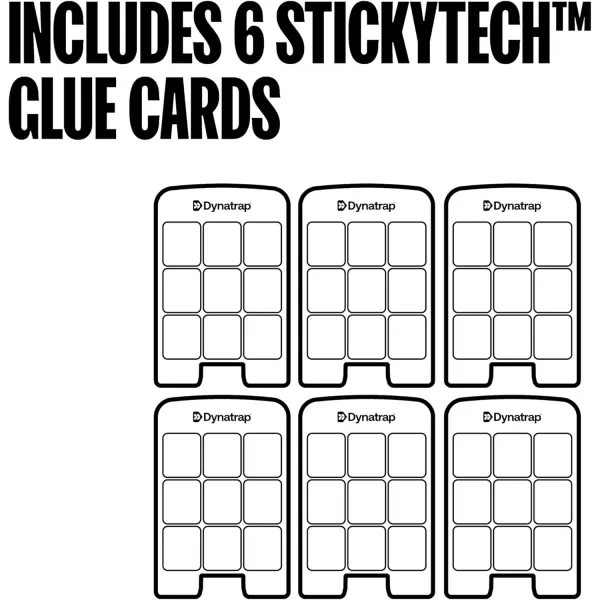 Dynatrap 23007 Glue Card Refills for Indoor Dynatrap Fly Trap Models DT3007 and DT3007W - 6 Glue Card Refills