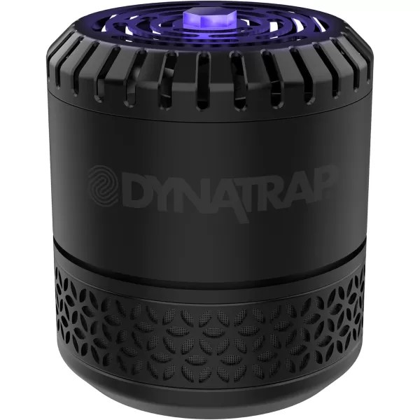 Dynatrap Smokeless Durable All Weather Whisper Quiet 1/2 Acre Coverage Flying Insect Trap with Pole Stand and Water Tray, Black