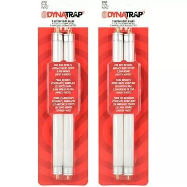 DynaTrap 32050 6-Watt UV Replacement Bulbs for 1 Acre DynaTrap Mosquito &amp; Flying Insect Trap Models DT2000XL and DT2000XLP - 2 Bulbs,White)
