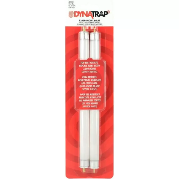 DynaTrap 32050 6-Watt UV Replacement Bulbs for 1 Acre DynaTrap Mosquito &amp; Flying Insect Trap Models DT2000XL and DT2000XLP - 2 Bulbs,White)