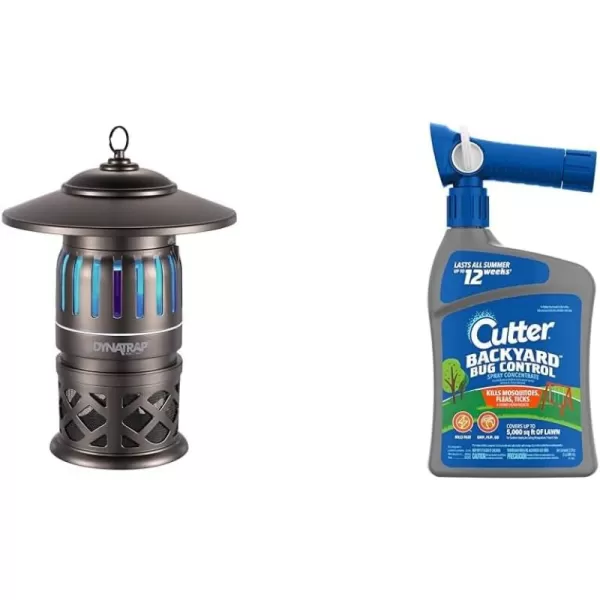 DynaTrap DT1050-AZSR Mosquito, Beetle &amp; Flying Insect Trap – Kills Mosquitoes, Flies, Wasps, Gnats, Beetles Other Insects Protects up to 1/2 Acre