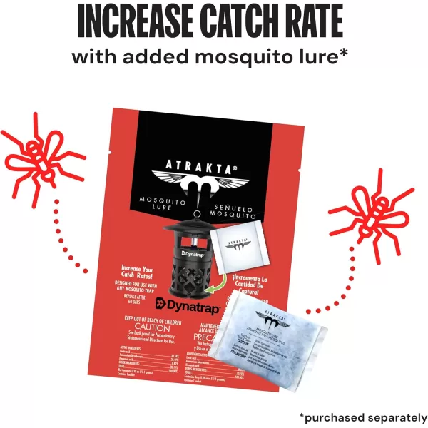 DynaTrap DT2030GRSR 1 Acre Mosquito ampamp Flying Insect Outdoor Trap and Killer  Kills Mosquitoes Flies Wasps Gnats ampamp Other Flying Insects  Green1 Acre Black Trap