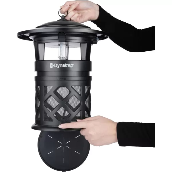 DynaTrap DT2030GRSR 1 Acre Mosquito ampamp Flying Insect Outdoor Trap and Killer  Kills Mosquitoes Flies Wasps Gnats ampamp Other Flying Insects  Green1 Acre Black Trap