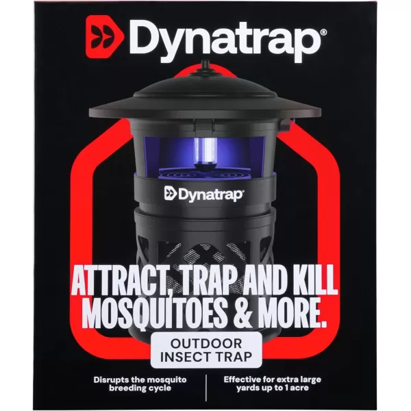 DynaTrap DT2030GRSR 1 Acre Mosquito ampamp Flying Insect Outdoor Trap and Killer  Kills Mosquitoes Flies Wasps Gnats ampamp Other Flying Insects  Green1 Acre Black Trap