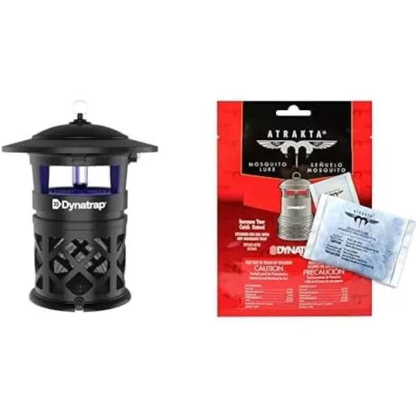 DynaTrap DT2030GRSR 1 Acre Mosquito ampamp Flying Insect Outdoor Trap and Killer  Kills Mosquitoes Flies Wasps Gnats ampamp Other Flying Insects  Green1 Acre Black Trap  Mosquito Lure