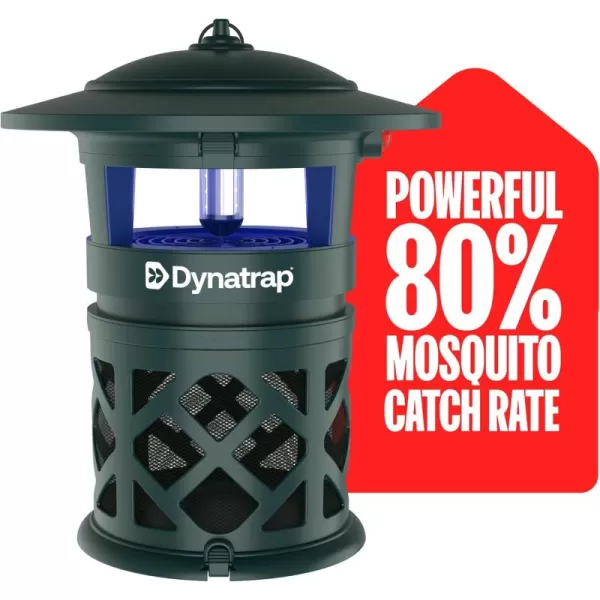 DynaTrap DT2030GRSR 1 Acre Mosquito ampamp Flying Insect Outdoor Trap and Killer  Kills Mosquitoes Flies Wasps Gnats ampamp Other Flying Insects  Green1 Acre Green Trap