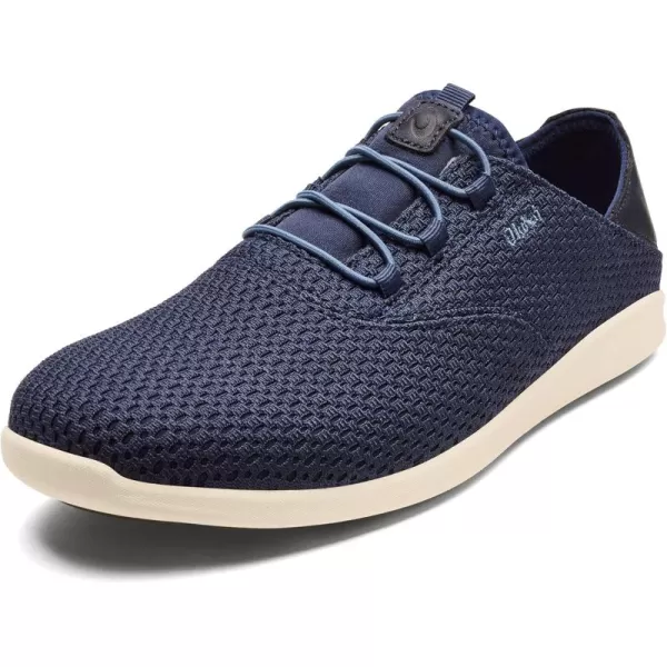 OLUKAI Alapa Li Mens Athletic Sneakers Breathable Mesh ampamp MoistureWicking Design No Tie Laces Lightweight ampamp SupportiveTrench BlueTrench Blue