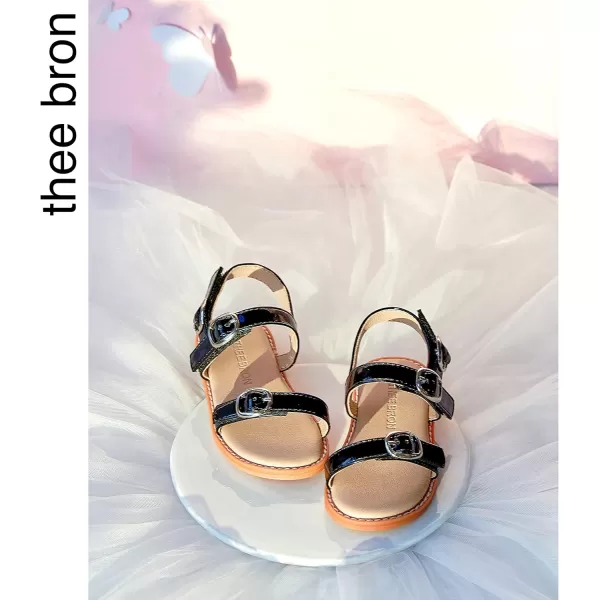 THEE BRON Girls Comfort Sandals Kids Shoes Sandals Filles SandalesAa306black