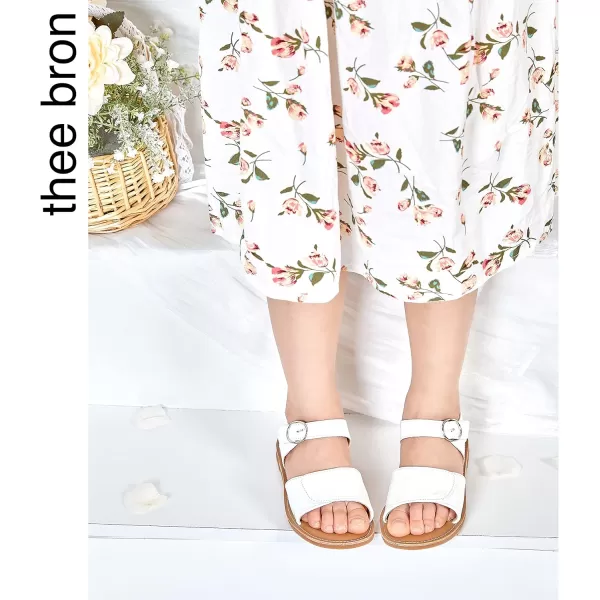 THEE BRON Girls Comfort Sandals Kids Shoes Sandals Filles SandalesAa312white