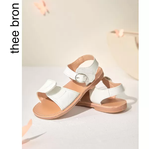 THEE BRON Girls Comfort Sandals Kids Shoes Sandals Filles SandalesAa312white