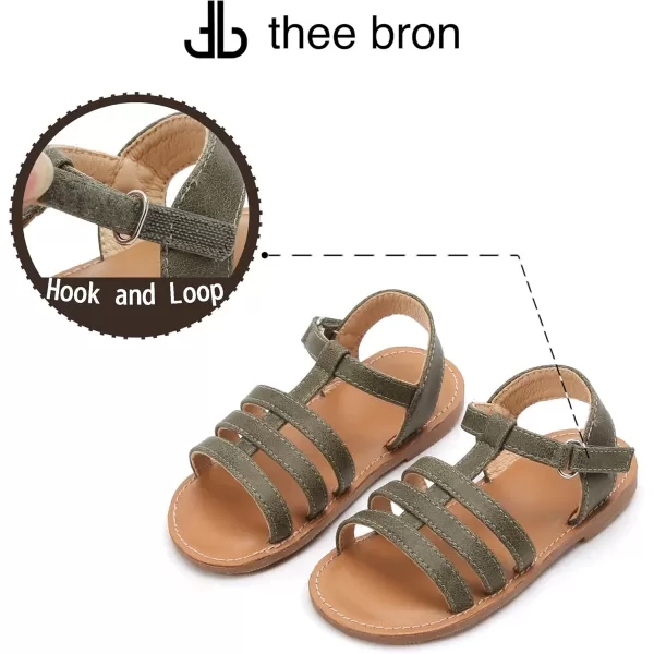 THEE BRON Girls Comfort Sandals Kids Shoes Sandals Filles SandalesAa352green