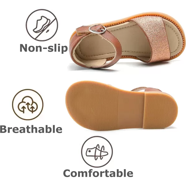 THEE BRON Girls Comfort Sandals Kids Shoes Sandals Filles SandalesTb2102rose