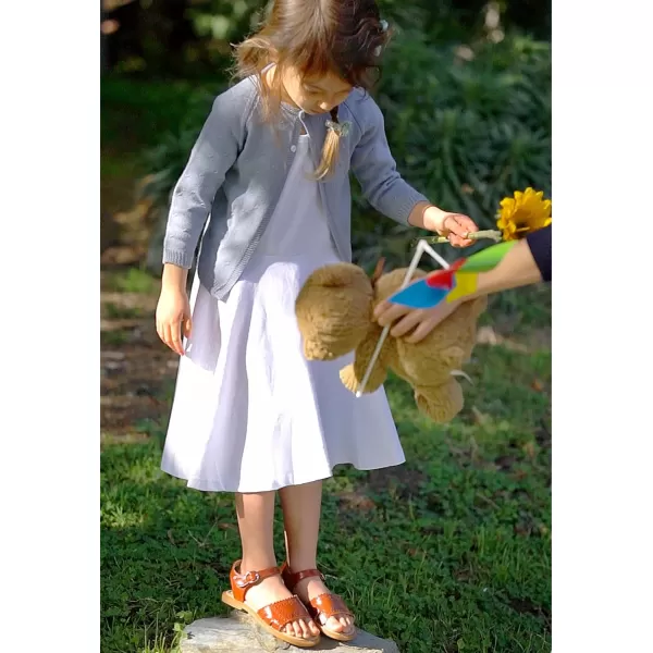 THEE BRON Girls Comfort Sandals Kids Shoes Sandals Filles SandalesTb2106brown