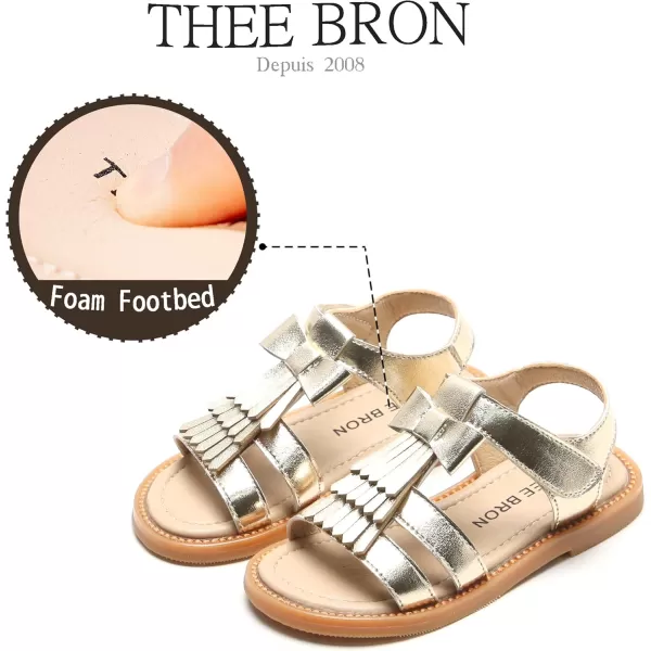 THEE BRON Girls Comfort Sandals Kids Shoes Sandals Filles SandalesTb2108gold