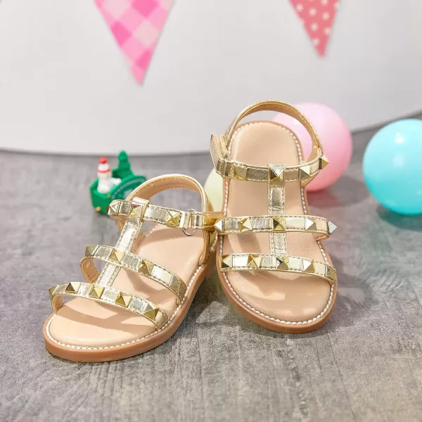 THEE BRON Girls Comfort Sandals Kids Shoes Sandals Filles SandalesTb2208gold