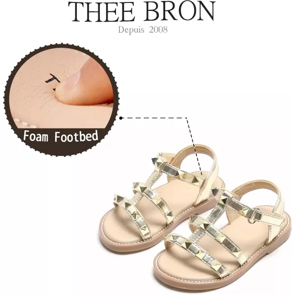 THEE BRON Girls Comfort Sandals Kids Shoes Sandals Filles SandalesTb2208gold