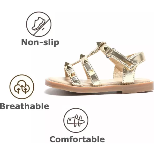 THEE BRON Girls Comfort Sandals Kids Shoes Sandals Filles SandalesTb2208gold