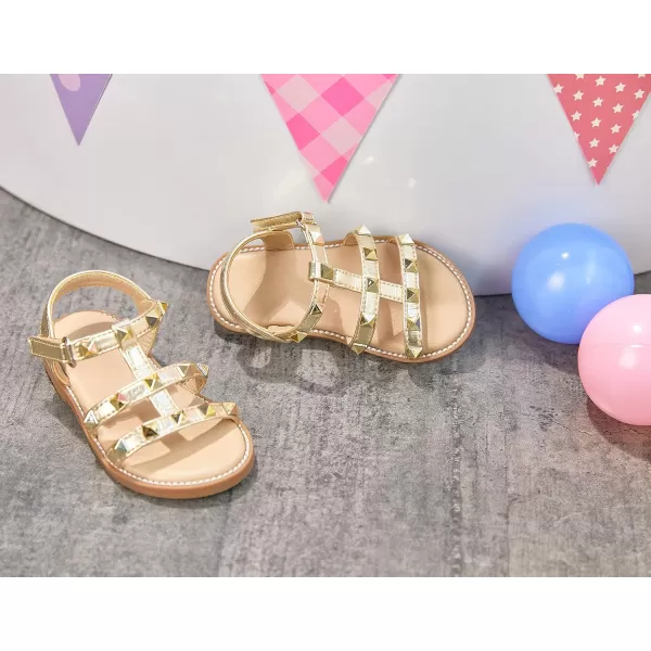 THEE BRON Girls Comfort Sandals Kids Shoes Sandals Filles SandalesTb2208gold