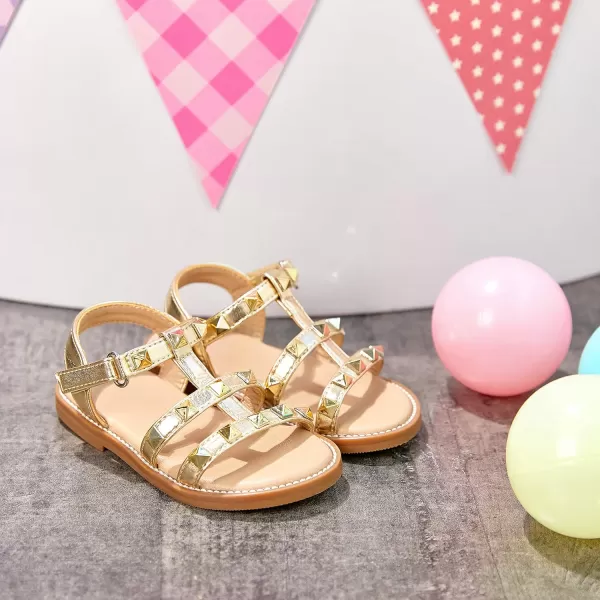 THEE BRON Girls Comfort Sandals Kids Shoes Sandals Filles SandalesTb2208gold