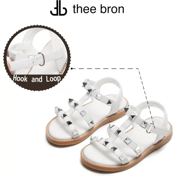 THEE BRON Girls Comfort Sandals Kids Shoes Sandals Filles SandalesTb2208white