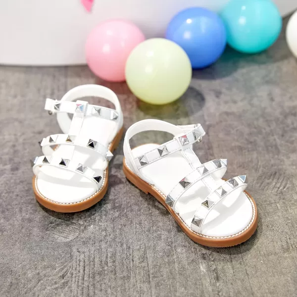 THEE BRON Girls Comfort Sandals Kids Shoes Sandals Filles SandalesTb2208white